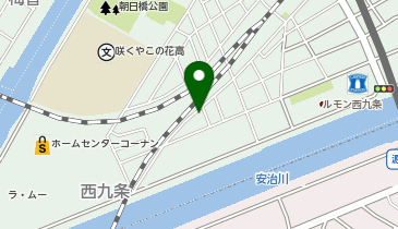 【予約制】akippa 西九条2丁目13-19☆アキッパ駐車場の地図画像