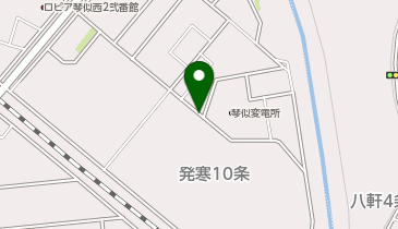【予約制】akippa ビレッジハウス琴似第二【E-004】の地図画像