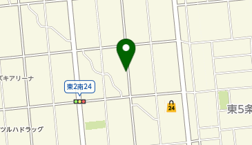 【予約制】akippa 東3条南23丁目駐車場の地図画像