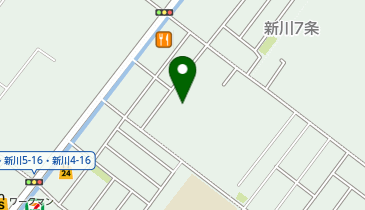 【予約制】akippa ビレッジハウス新川【E-007】の地図画像