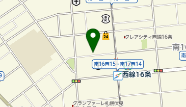 【予約制】akippa 中央区南16西15駐車場の地図画像