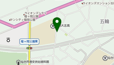 【予約制】akippa 五輪1丁目12-38駐車場の地図画像