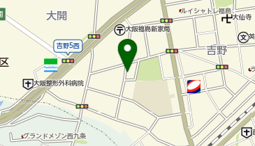 【予約制】akippa 吉野5丁目9-24☆アキッパ駐車場の地図画像