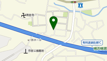 【予約制】akippa 大矢部5丁目市営公園墓地入口駐車場の地図画像