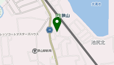 【予約制】akippa 狭山駅前駐車場の地図画像