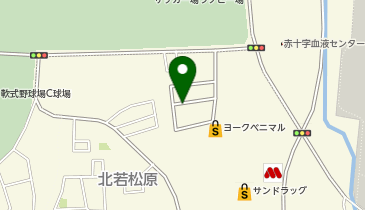【予約制】akippa ☆北若松原1丁目駐車場☆-総合運動公園、日環アリーナ、カンスタ徒歩圏内-の地図画像