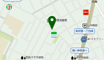 【予約制】akippa 古川邸ガレージ_宮前2丁目駐車場の地図画像
