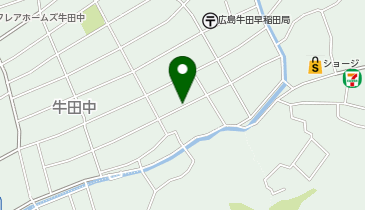 【予約制】akippa 牛田早稲田1-21-10駐車場の地図画像