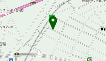 【予約制】akippa 銀杏町6-7駐車場の地図画像