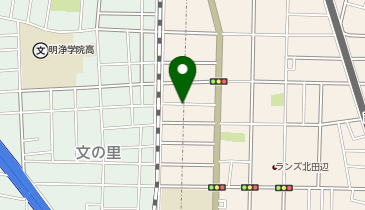 【予約制】akippa 北田辺3丁目4-4☆アキッパ駐車場の地図画像