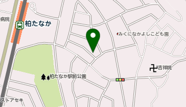 【予約制】akippa グループホームつどい 柏たなかアキッパ駐車場の地図画像