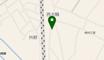 【予約制】akippa 西大輪駐車場の地図画像