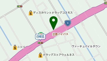 【予約制】akippa P5 出雲市白枝町968-1駐車場 11/23(日)用【オロチフェス2025】の地図画像