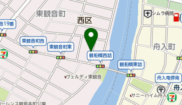 【予約制】akippa 東観音町13-5駐車場の地図画像