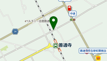 【予約制】akippa 善通寺駅駐車場(駅裏)の地図画像