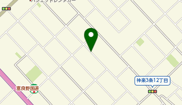 【予約制】akippa 駐車場(2)側!旭川駅、大雪アリーナ近☆神楽3条の地図画像