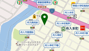 【予約制】akippa 舟入本町11-20駐車場の地図画像
