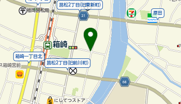 【予約制】akippa 箱崎駅前 筥松二丁目駐車場の地図画像