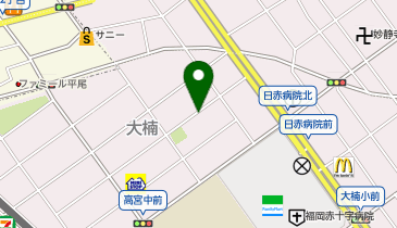 【予約制】akippa 大楠公園東駐車場の地図画像