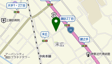 【予約制】akippa  原税理士事務所駐車場【土日祝】の地図画像