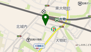 【予約制】akippa 大物町2-4-6駐車場の地図画像