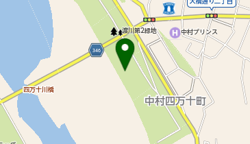 【予約制】akippa <有料席中村会場チケット>枡席(4人まで)【第21回しまんと市民祭納涼花火大会】の地図画像