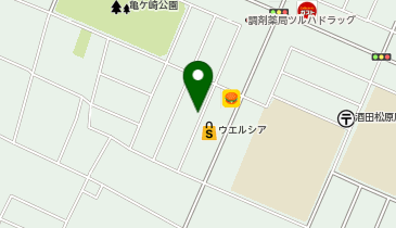 【予約制】akippa 亀ヶ崎3丁目ウェルシア前の地図画像