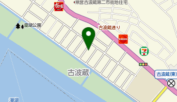 【予約制】akippa 古波蔵3-17-11駐車場の地図画像