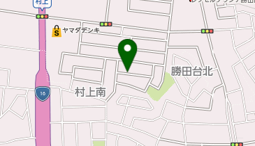 【予約制】akippa 村上南4丁目13-30△アキッパ駐車場の地図画像