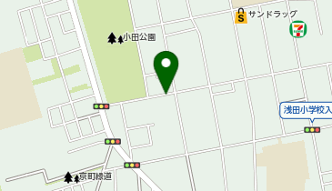 【予約制】akippa 浅田3丁目6-3▽アキッパ駐車場の地図画像