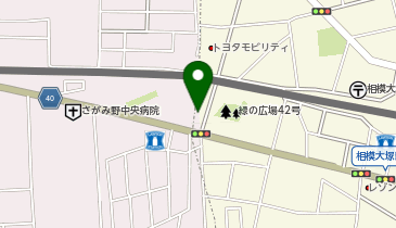 【予約制】akippa アイリスコートさがみ野駐車場の地図画像