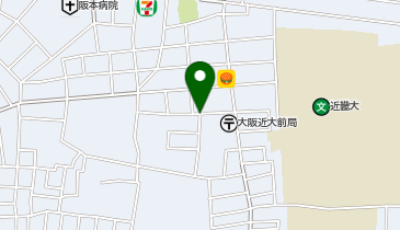 【予約制】akippa グランアヴニール近大前ガレージの地図画像