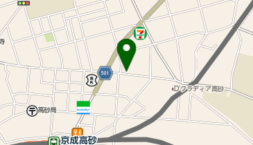 【予約制】akippa NPC24H京成高砂駅前第3パーキングの地図画像