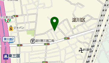 【予約制】akippa 東三国駅と東淀川駅の間 黄色の家の地図画像