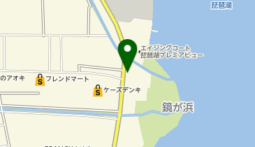 【予約制】akippa 鏡が浜駐車場(大)の地図画像
