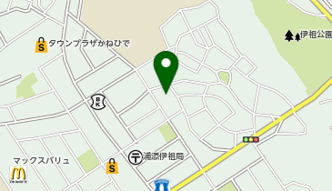 【予約制】akippa 伊祖3-13-1-1駐車場の地図画像