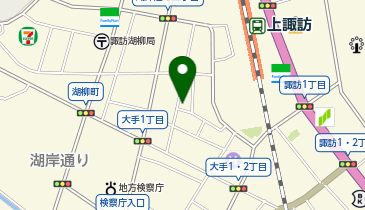 【予約制】akippa 【8/15専用】諏訪市大手1丁目駐車場の地図画像