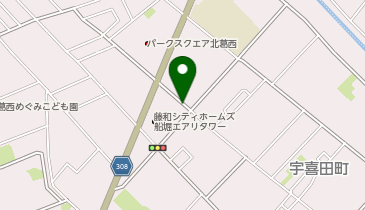 【予約制】akippa 宇喜田町1227☆アキッパ駐車場の地図画像