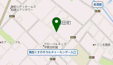 【予約制】akippa 宇喜田町1315-2☆アキッパ駐車場【土曜:8:00-17:00】の地図画像