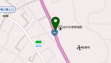 【予約制】akippa 田中本家博物館大駐車場の地図画像