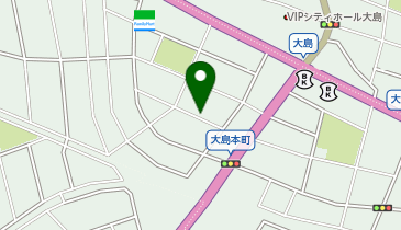 【予約制】akippa 大島本町4-106-6駐車場の地図画像