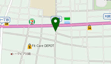 【予約制】akippa 観音1丁目5-11▽アキッパ駐車場の地図画像