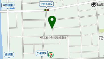 【予約制】akippa 中川区花塚町4丁目アキッパ駐車場 屋根ありカメラあり下地コンクリートの地図画像