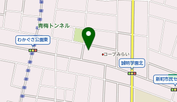 【予約制】akippa 新町2丁目 ハイツ山美駐車場の地図画像