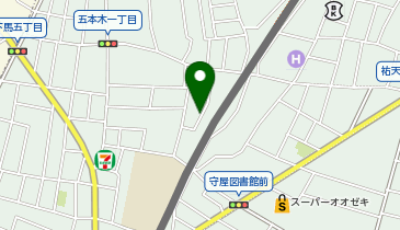 【予約制】akippa 五本木2丁目8-6◎アキッパ駐車場の地図画像