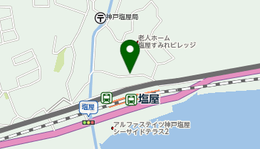 【予約制】akippa 塩屋駅前道狭い駐車場の地図画像