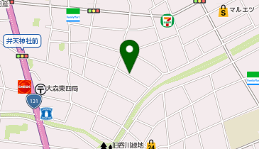 【予約制】akippa 大森東4丁目26-15▽アキッパ駐車場の地図画像