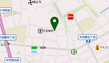 【予約制】akippa 大森東4丁目5-7▽アキッパ駐車場の地図画像
