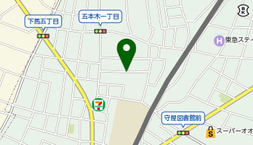 【予約制】akippa 五本木2丁目28-5◎アキッパ駐車場【1】の地図画像