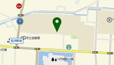 【予約制】akippa 第一中学校 (職員駐車場・アスファルト)【第38回やつしろ全国花火競技大会】の地図画像